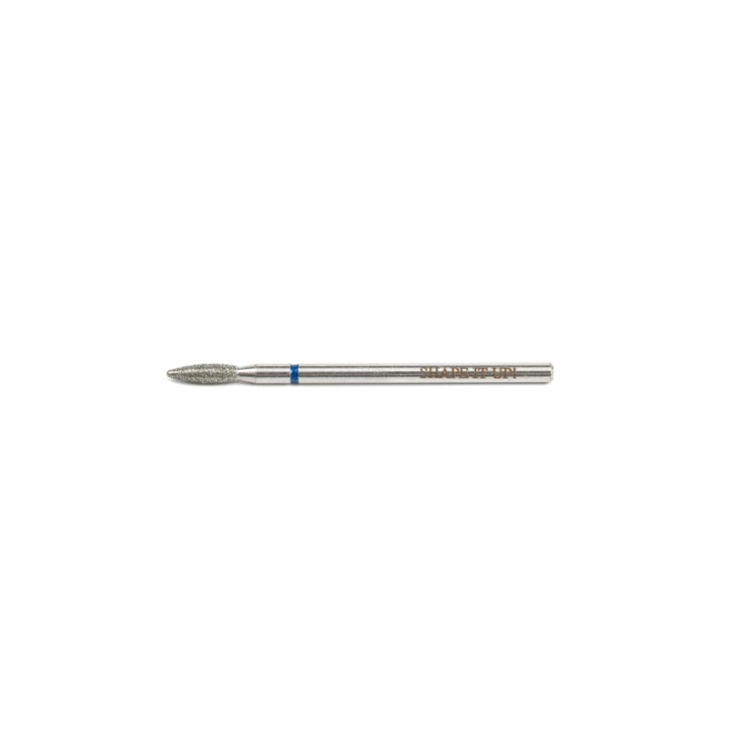 Shape It Up Diamond Frees Bit Wide Blunt Flame 2.3mm Blue (Manicure Pedicure)