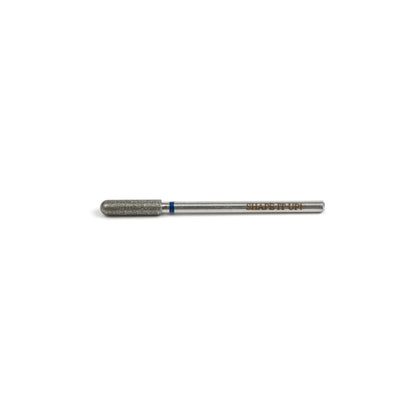 Shape It Up Diamond Frees Bit Long Cylinder Rounded 3.0 mm Blue (Manicure Pedicure)