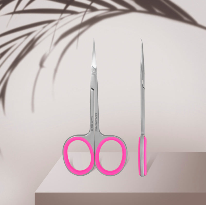 Tijeras profesionales para cutículas Smart 41 de Staleks, tipo 3 (SS-41/3)