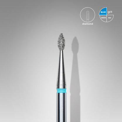 Staleks Fresa Diamantada Gota Azul 1.6mm (Manicura Pedicura) (FA40B016/4K)