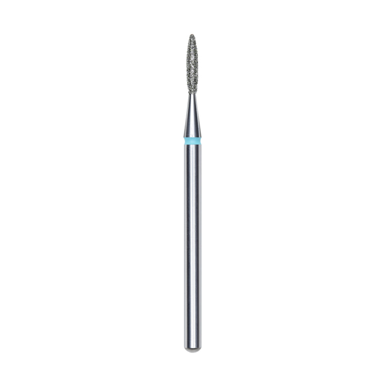 Fresa de diamante Staleks Frees de llama afilada azul 1.6mm (manicura pedicura) (FA11B016/8K)